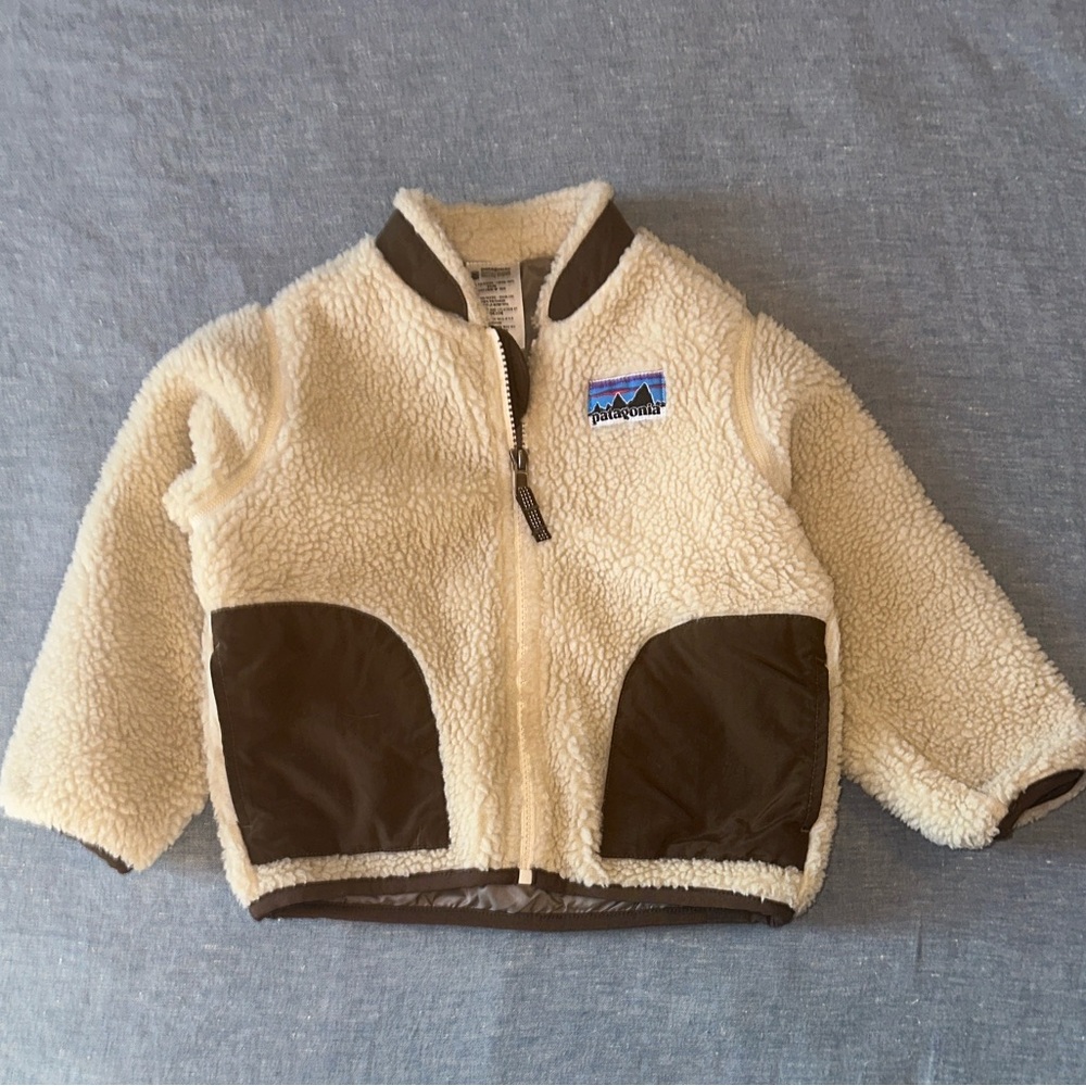 Patagonia Cream Retro X Fleece Jacket. Cozy & Warm. EUC.